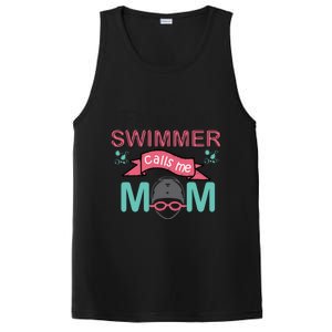 My Favorite Swimmer Calls Me Mom Swim Team Swimming Gift Cute Gift PosiCharge Competitor Tank