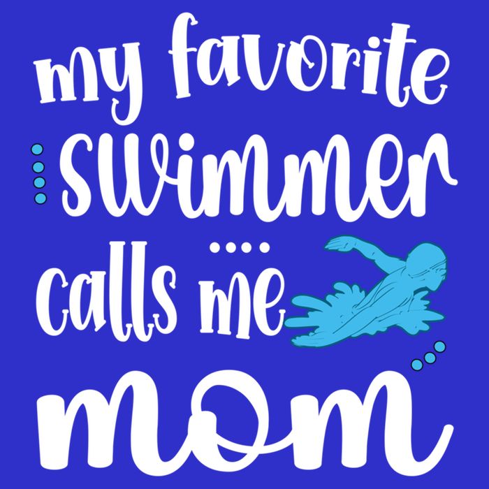 My Favorite Swimmer Calls Me Swim Mom Swimming Mama Gift Button