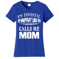 My Favorite Swimmer Calls Me Mom Gift Vintage Swim Pool Gift Women's T-Shirt