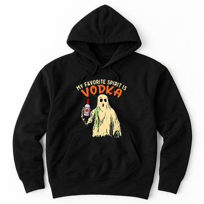 My Favorite Spirit Is Vodka Funny Halloween Party Adult Hoodie