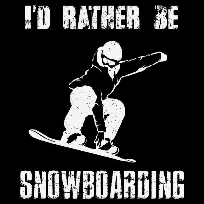 Mountains Funny Snowboarding I'd Rather Be Snowboarding Visor
