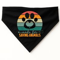 Made For Saving Animals Veterinarian USA-Made Doggie Bandana