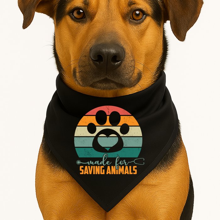 Made For Saving Animals Veterinarian USA-Made Doggie Bandana