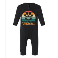 Made For Saving Animals Veterinarian Infant Fleece One Piece