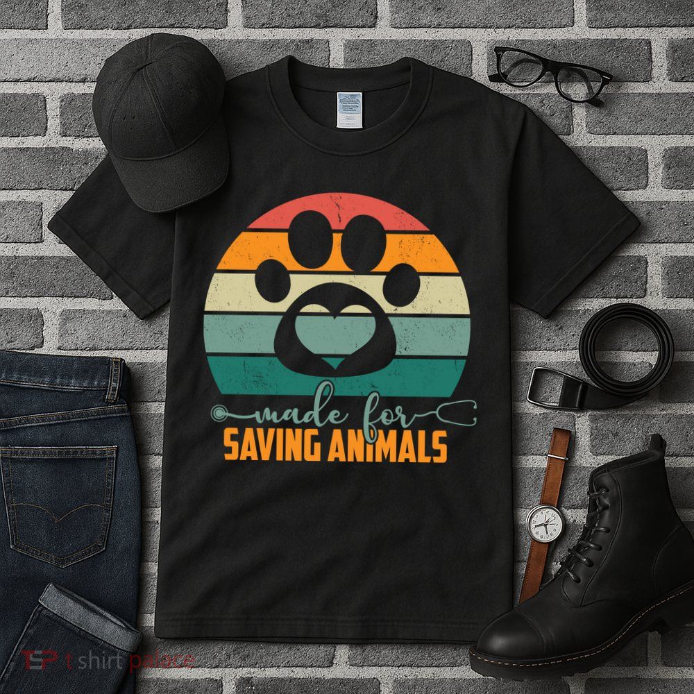 Made For Saving Animals Veterinarian Tall T-Shirt