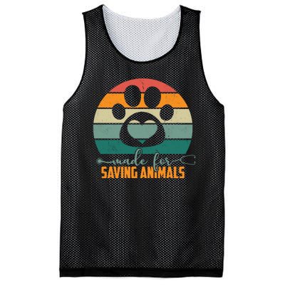 Made For Saving Animals Veterinarian Mesh Reversible Basketball Jersey Tank