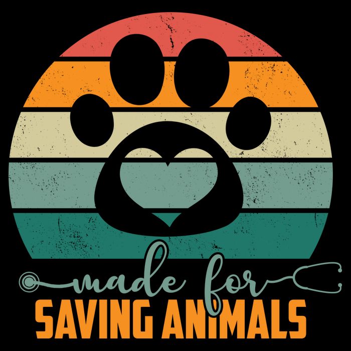 Made For Saving Animals Veterinarian Premium T-Shirt