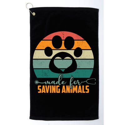 Made For Saving Animals Veterinarian Golf Towel
