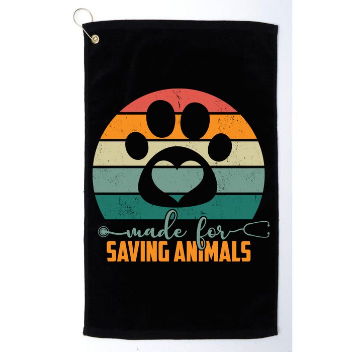 Made For Saving Animals Veterinarian Golf Towel
