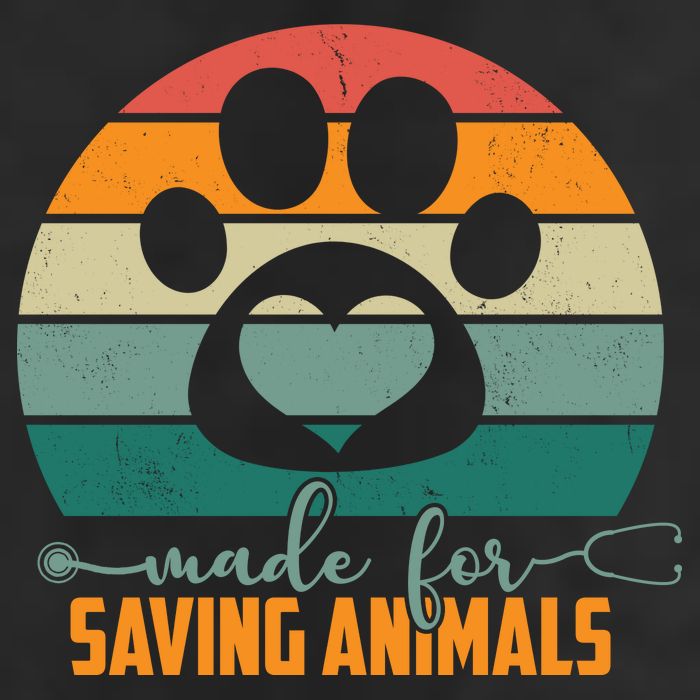 Made For Saving Animals Veterinarian Golf Towel