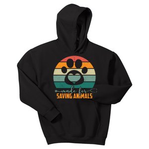 Made For Saving Animals Veterinarian Kids Hoodie