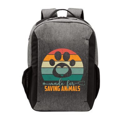 Made For Saving Animals Veterinarian Vector Backpack