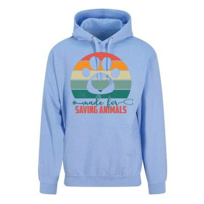 Made For Saving Animals Veterinarian Unisex Surf Hoodie