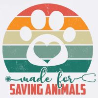 Made For Saving Animals Veterinarian Garment-Dyed Sweatshirt