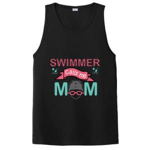 My Favorite Swimmer Calls Me Mom Swim Team Swimming Gift PosiCharge Competitor Tank