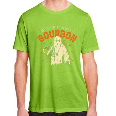 My Favorite Spirit Is Bourbon Funny Ghost Halloween Costume Gift Adult ChromaSoft Performance T-Shirt