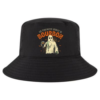 My Favorite Spirit Is Bourbon Funny Ghost Halloween Costume Gift Cool Comfort Performance Bucket Hat