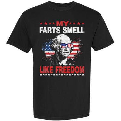 My Farts Smell Like Freedom 4th Of July For Patriotic Of Usa Garment-Dyed Heavyweight T-Shirt