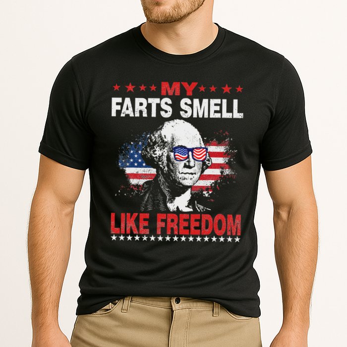 My Farts Smell Like Freedom 4th Of July For Patriotic Of Usa Cooling Performance Crew T-Shirt
