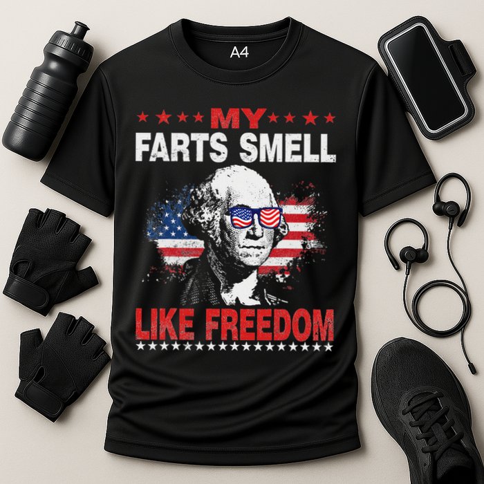 My Farts Smell Like Freedom 4th Of July For Patriotic Of Usa Cooling Performance Crew T-Shirt