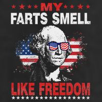 My Farts Smell Like Freedom 4th Of July For Patriotic Of Usa Adult Drive Performance Visor