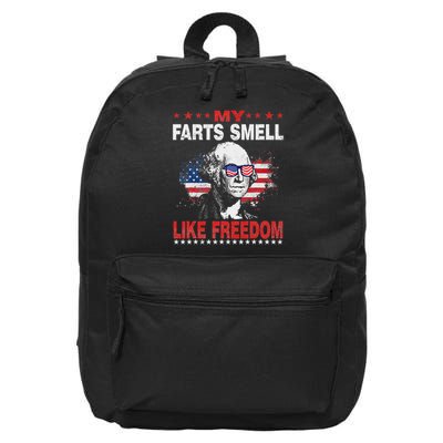 My Farts Smell Like Freedom 4th Of July For Patriotic Of Usa 16 in Basic Backpack