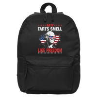 My Farts Smell Like Freedom 4th Of July For Patriotic Of Usa 16 in Basic Backpack