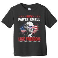 My Farts Smell Like Freedom 4th Of July For Patriotic Of Usa Toddler T-Shirt