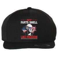My Farts Smell Like Freedom 4th Of July For Patriotic Of Usa Wool Snapback Cap