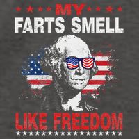My Farts Smell Like Freedom 4th Of July For Patriotic Of Usa Vector Backpack