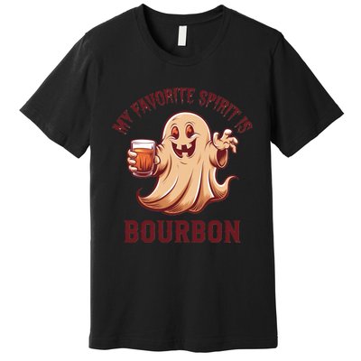 My Favorite Spirit Is Bourbon | Bourbon Lover Gifts Premium T-Shirt