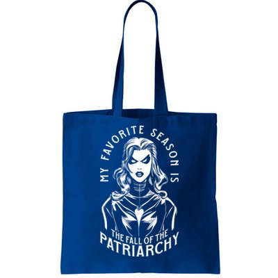 My Favorite Season Is The Fall Of The Patriarchy Goth Witch Gift Tote Bag