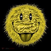 Ma Fur Smiley Pet Wool Snapback Cap