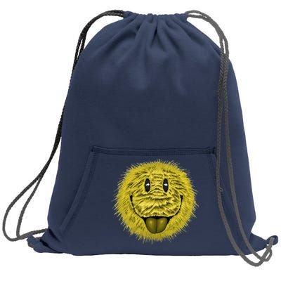 Ma Fur Smiley Pet Sweatshirt Cinch Pack Bag