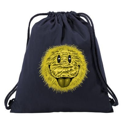 Ma Fur Smiley Pet Drawstring Bag