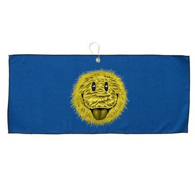 Ma Fur Smiley Pet Large Microfiber Waffle Golf Towel