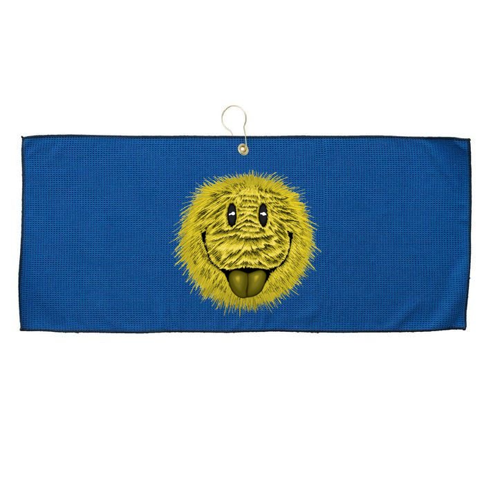 Ma Fur Smiley Pet Large Microfiber Waffle Golf Towel