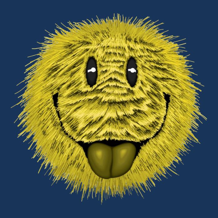 Ma Fur Smiley Pet Tie-Dye T-Shirt