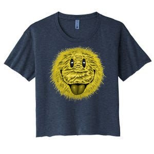 Ma Fur Smiley Pet Women's Crop Top Tee