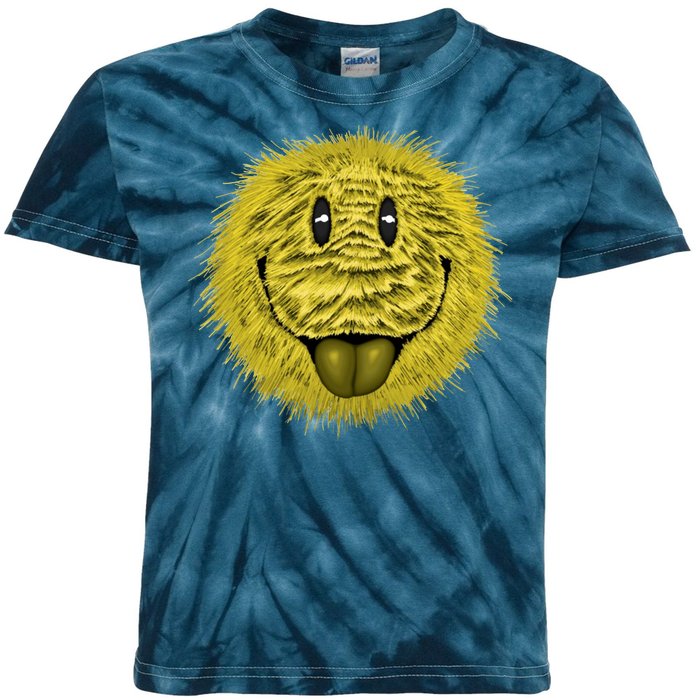 Ma Fur Smiley Pet Kids Tie-Dye T-Shirt