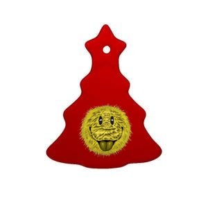 Ma Fur Smiley Pet Ceramic Tree Ornament