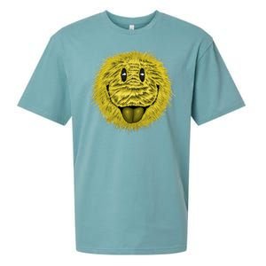 Ma Fur Smiley Pet Sueded Cloud Jersey T-Shirt