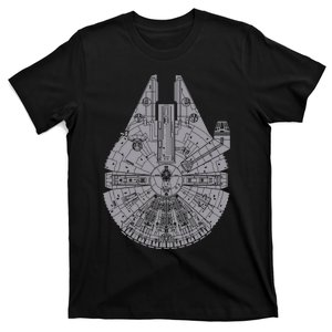 MILLENNIUM FALCON Sketch T-Shirt