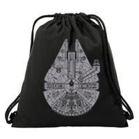 MILLENNIUM FALCON Sketch Drawstring Bag