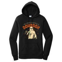 My Favorite Spirit Is Bourbon Funny Ghost Halloween Costume Women's Pullover Hoodie