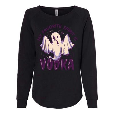 My Favorite Spirit Is Vodka Womens California Wash Sweatshirt