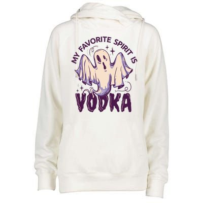 My Favorite Spirit Is Vodka Womens Funnel Neck Pullover Hood