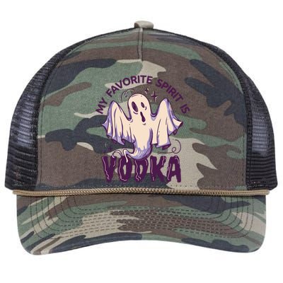 My Favorite Spirit Is Vodka Retro Rope Trucker Hat Cap