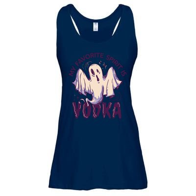 My Favorite Spirit Is Vodka Ladies Essential Flowy Tank