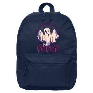 My Favorite Spirit Is Vodka 16 in Basic Backpack